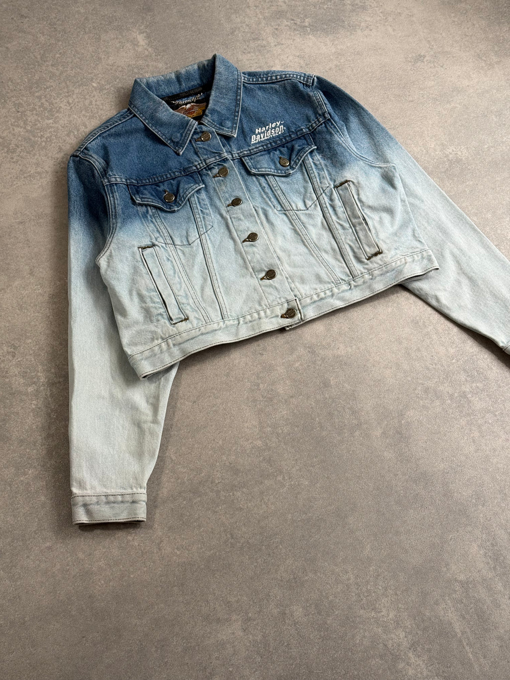 Vintage Harley Davidson Denim Jacket