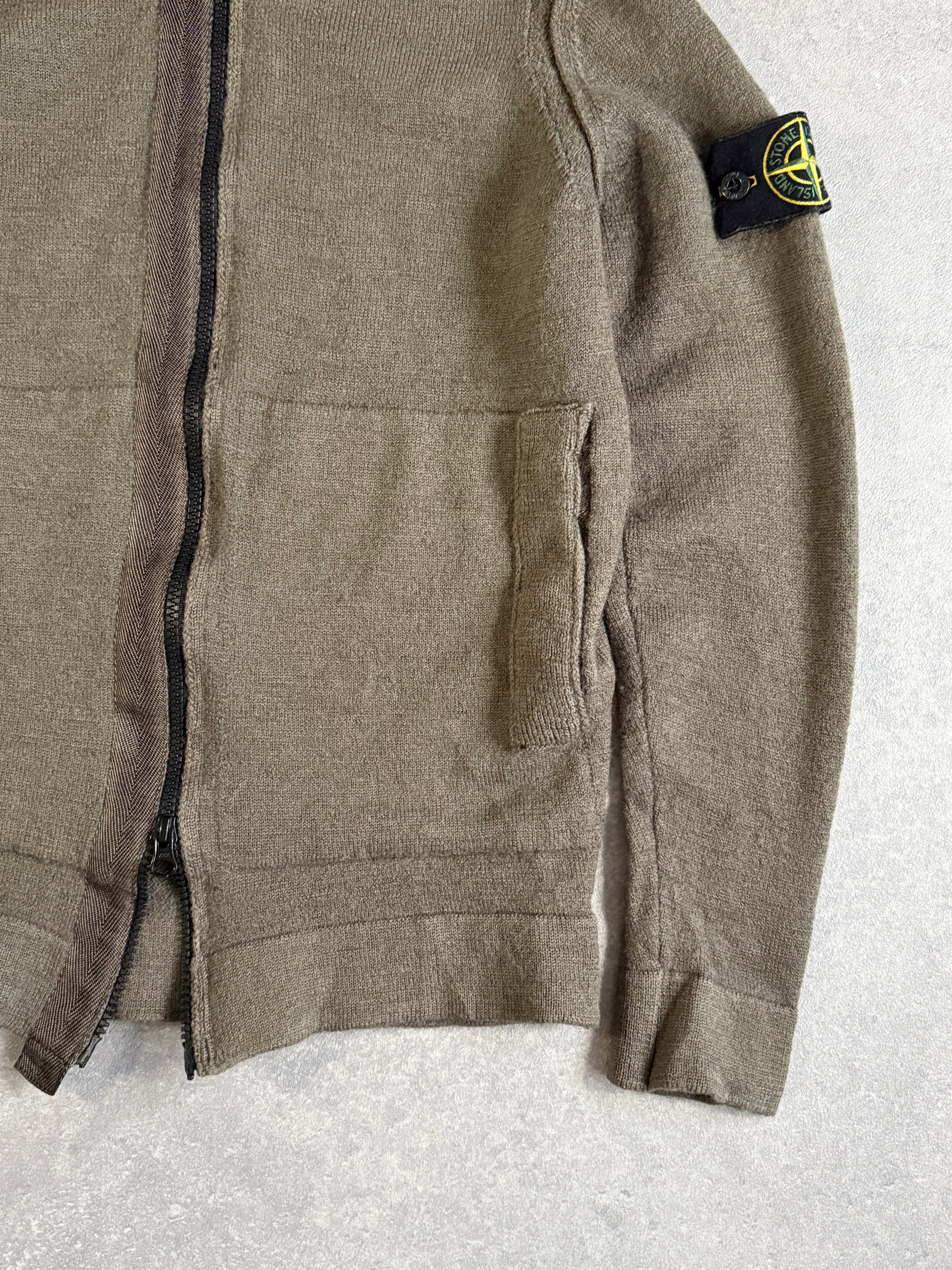 Vintage Stone Island Zip Up Hoodie