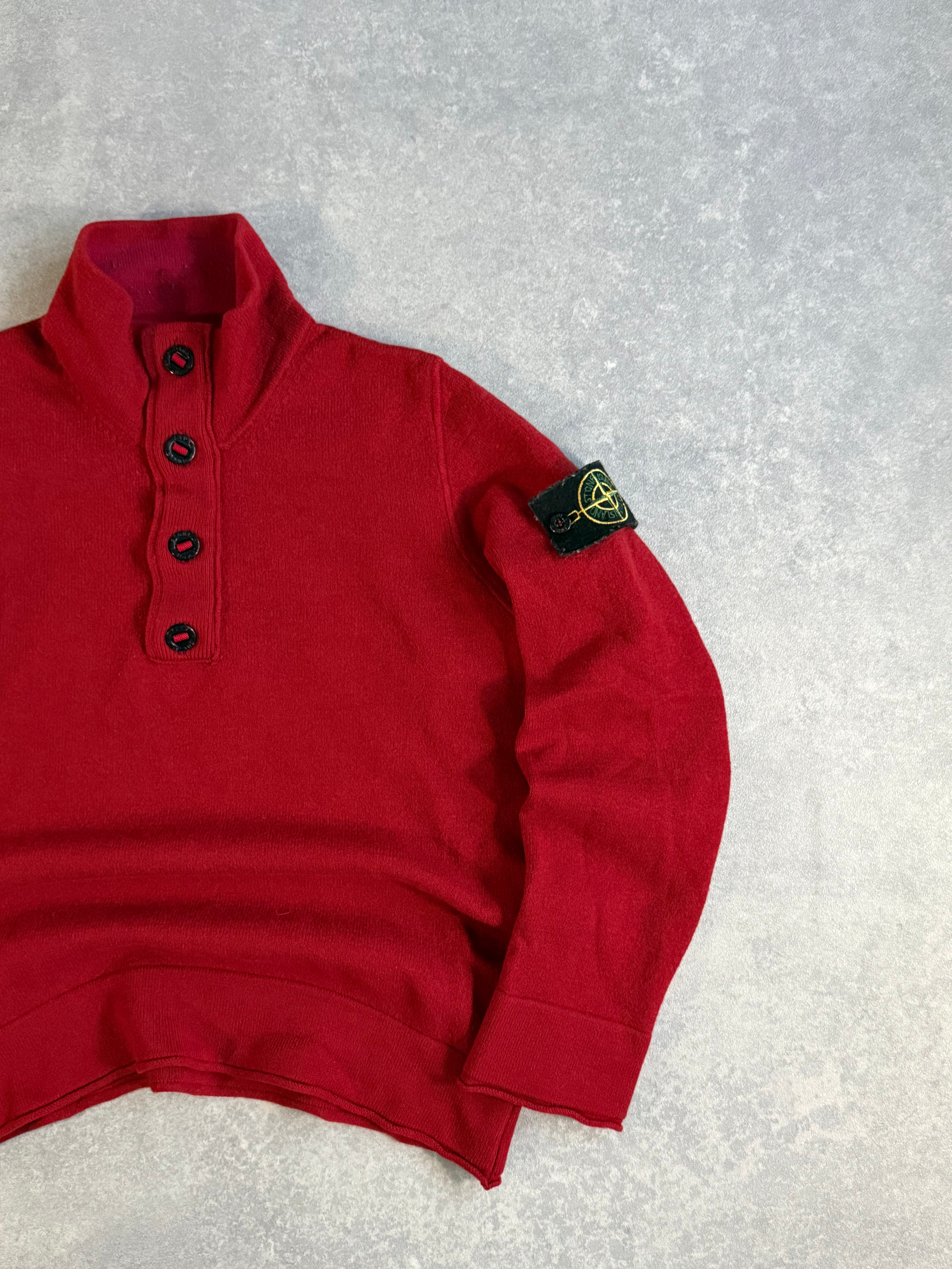 Vintage Red Stone Island Knit