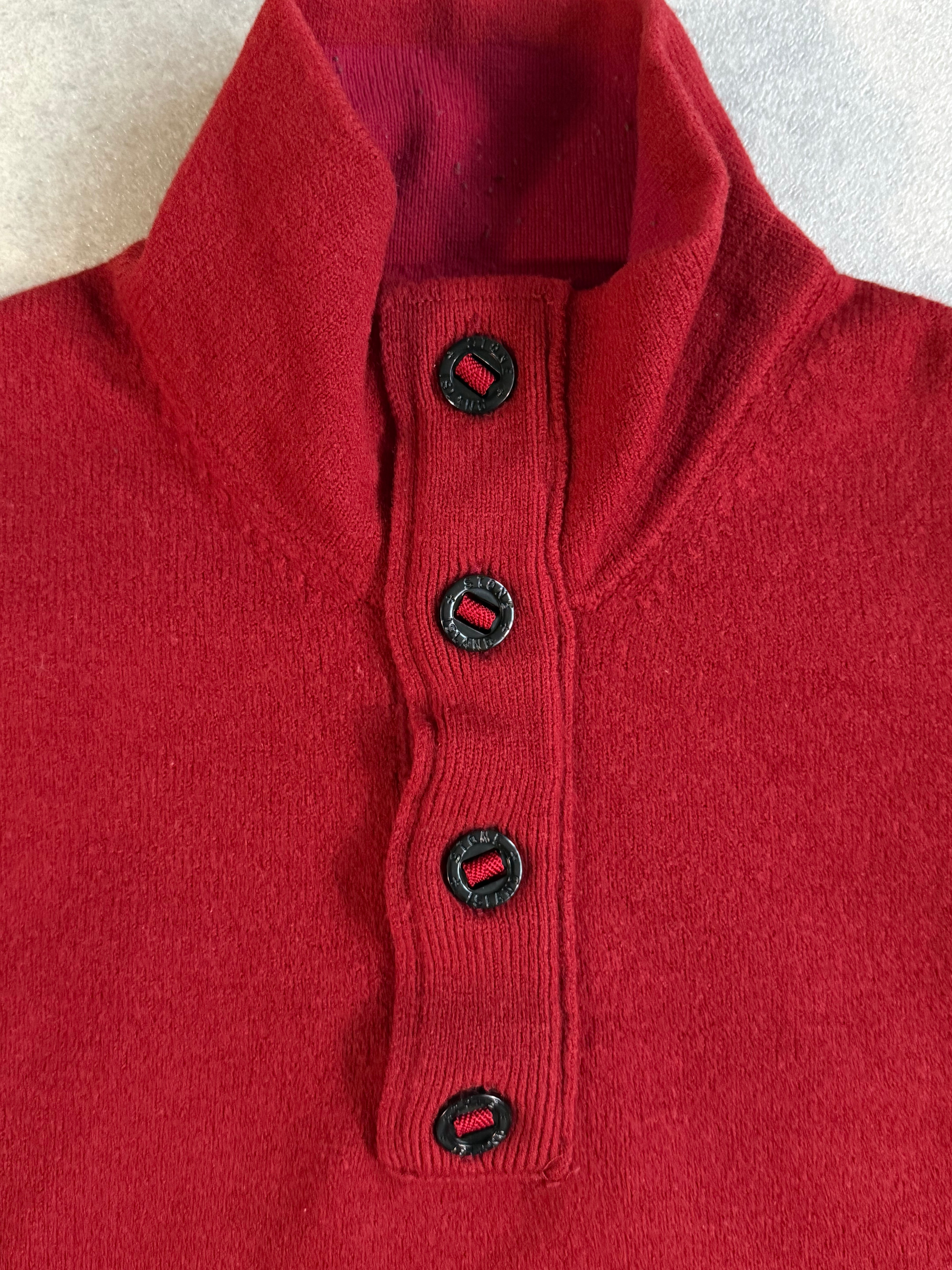 Vintage Red Stone Island Knit