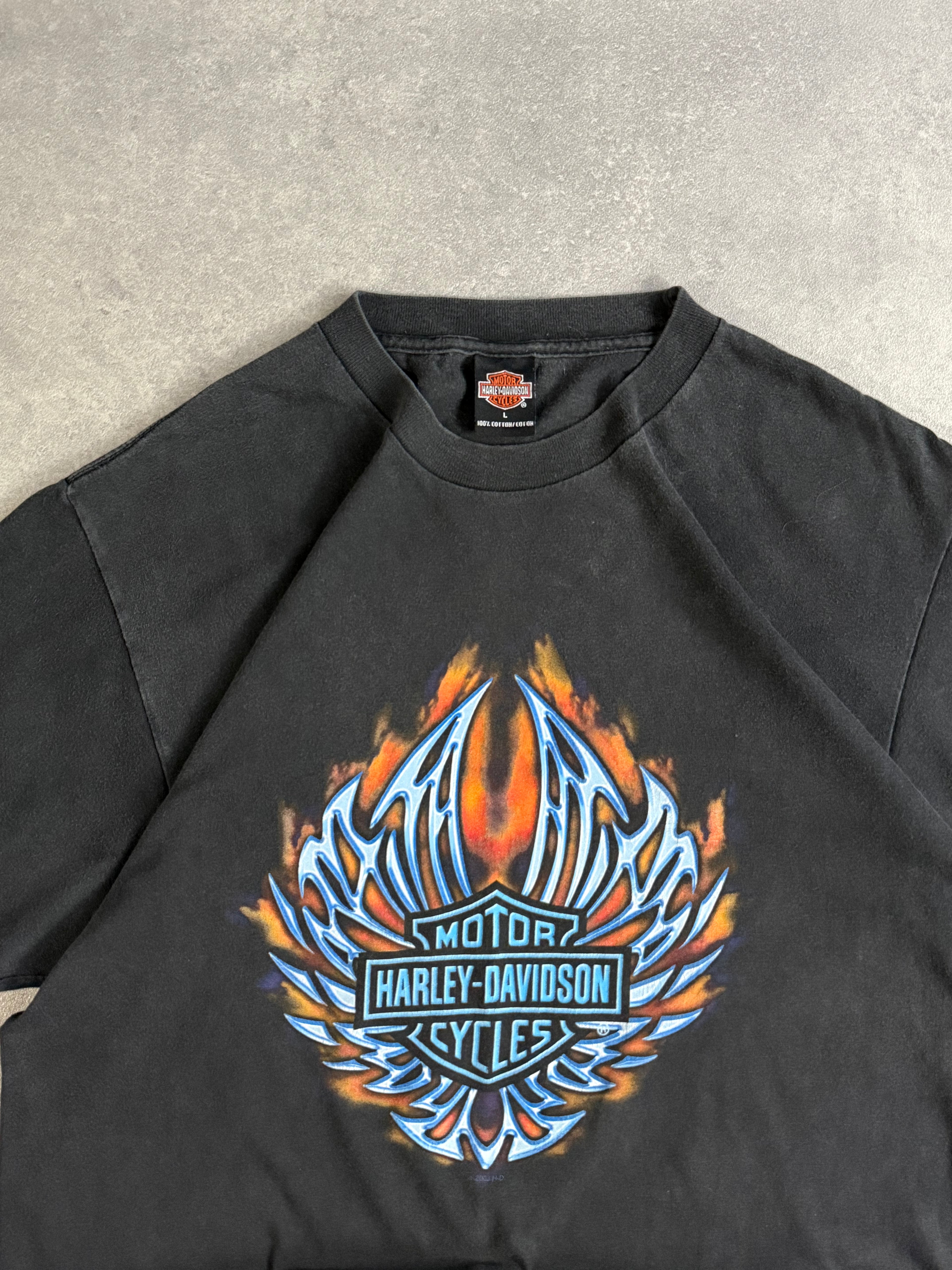Vintage Harley Davidson Flame T-Shirt