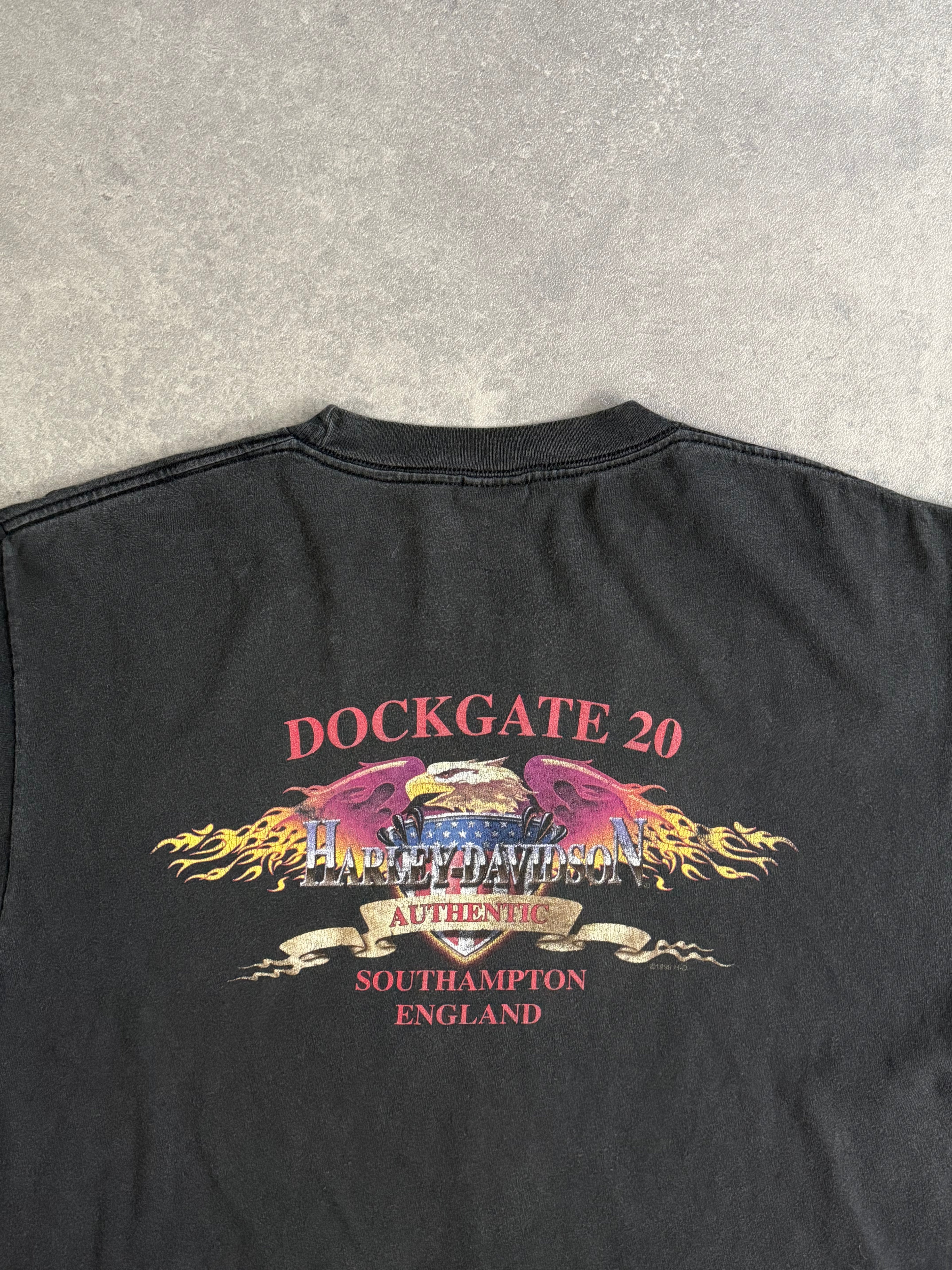 Vintage Harley Davidson Flame T-Shirt