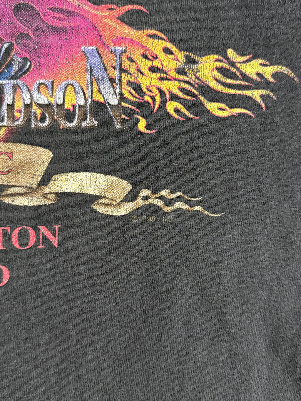 Vintage Harley Davidson Flame T-Shirt