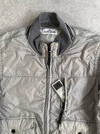 Stone Island 2012 Grey 30th Anni Garment Dyed Nylon Tela Quilted Jacket