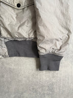 Stone Island 2012 Grey 30th Anni Garment Dyed Nylon Tela Quilted Jacket