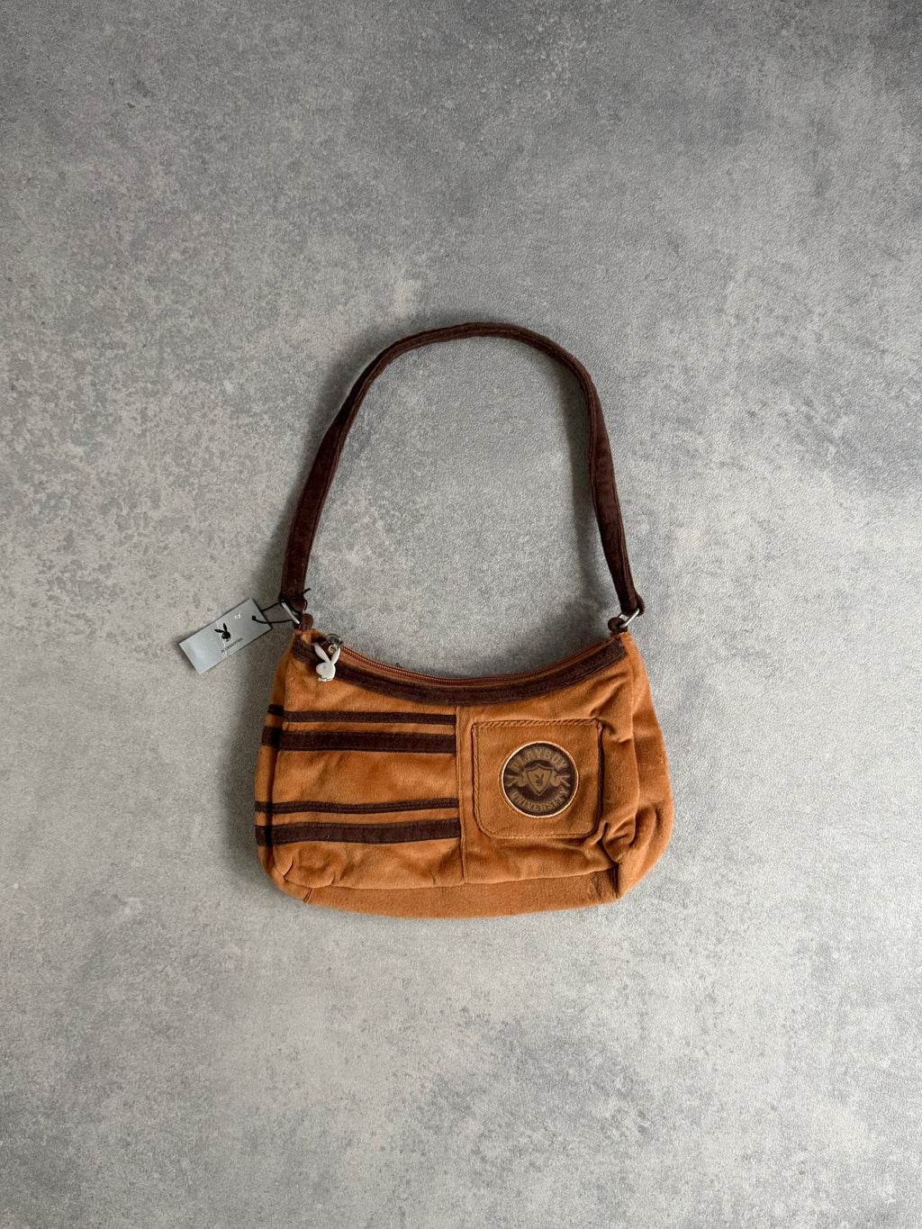 Vintage Deadstock Velour Playboy Bag