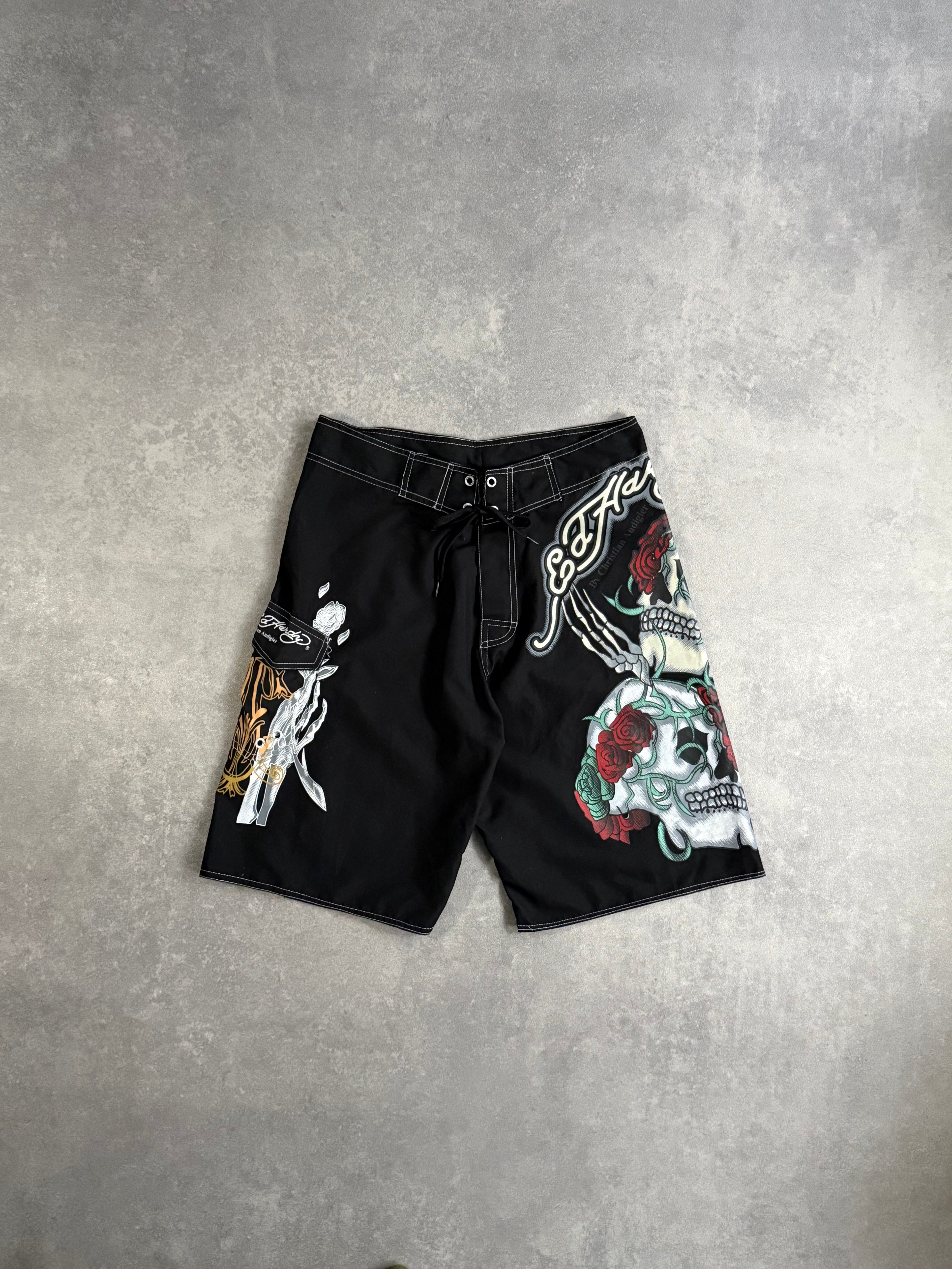 Vintage Deadstock Ed Hardy Oversized Shorts
