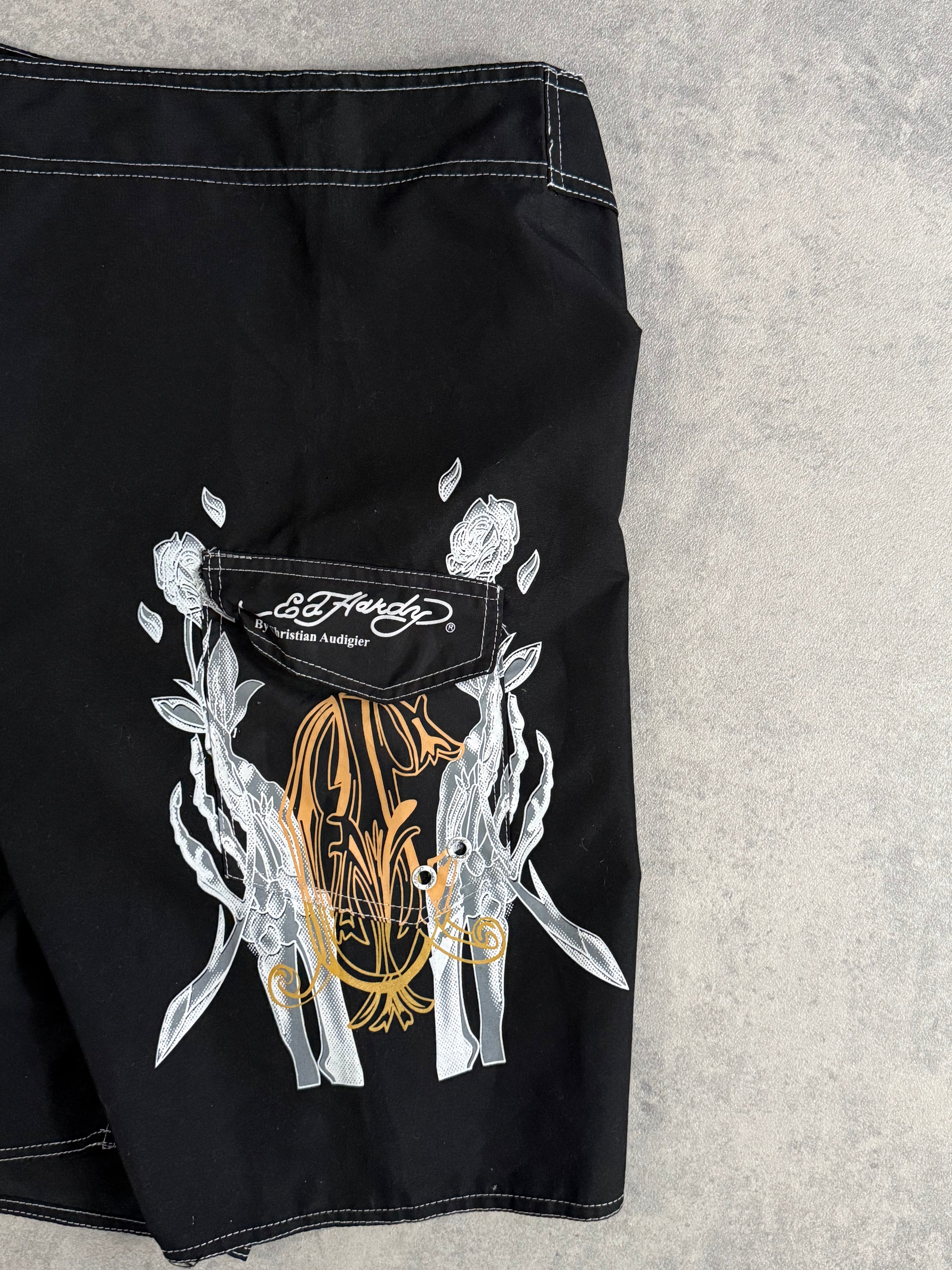 Vintage Deadstock Ed Hardy Oversized Shorts