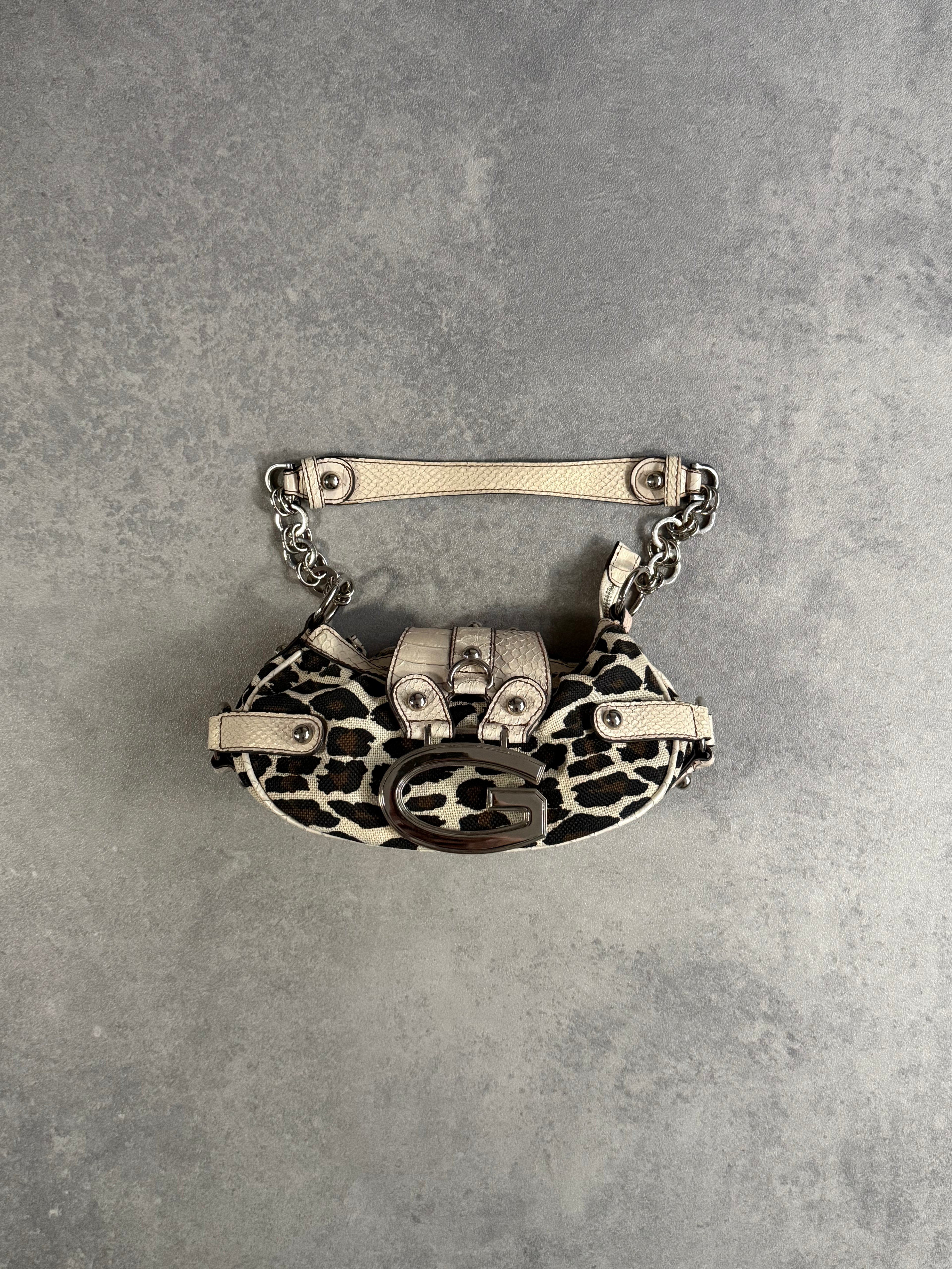 Vintage Guess Leopard Print Bag