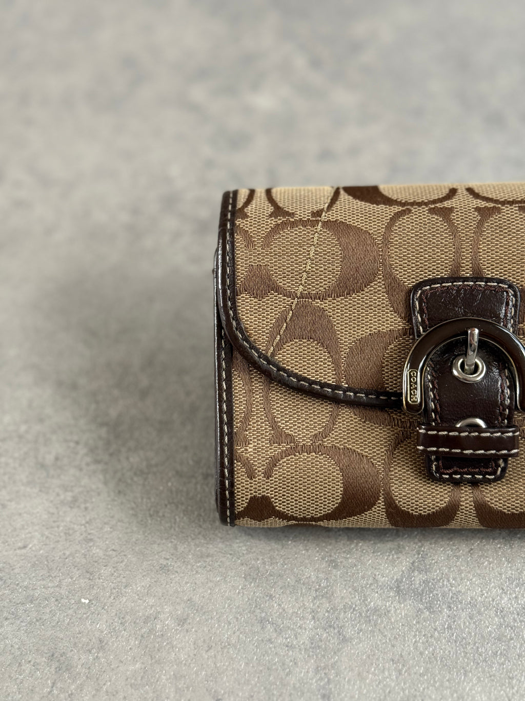 Vintage Coach Purse with Buckle