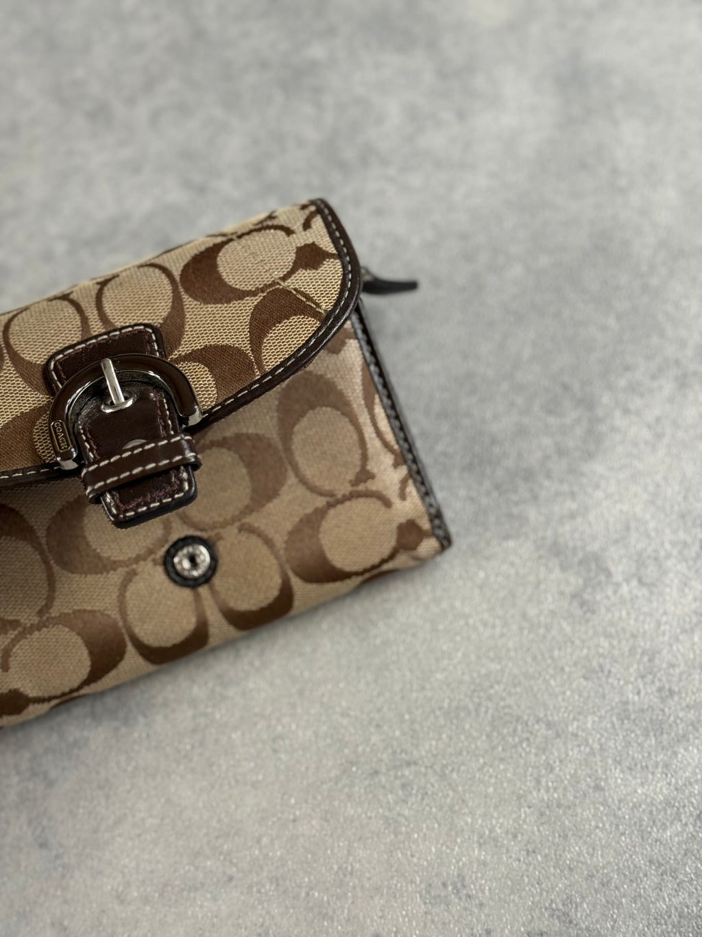 Vintage Coach Purse with Buckle