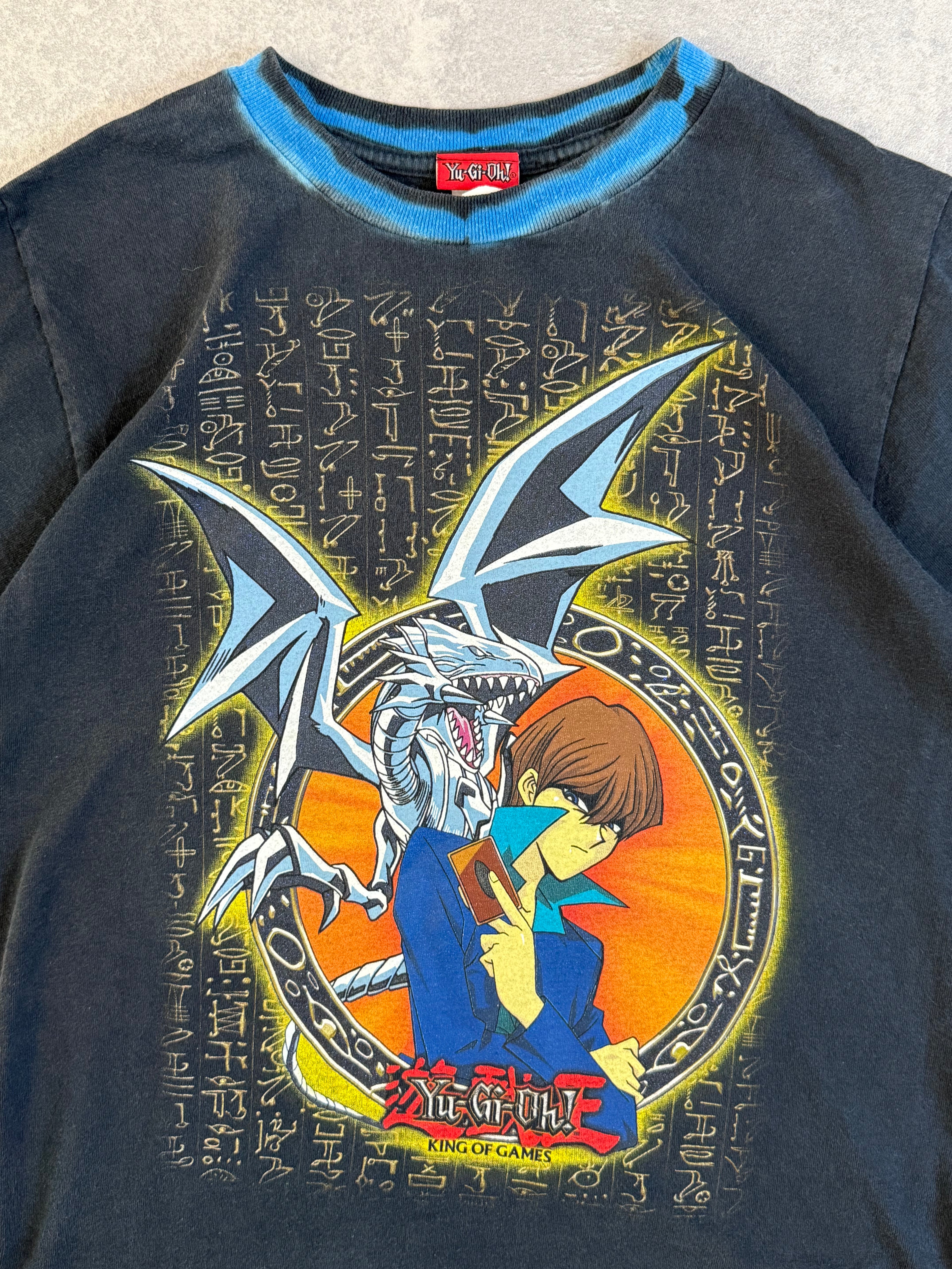 Vintage Yu-Gi-Oh Blue Eyes White Dragon Promo T-Shirt