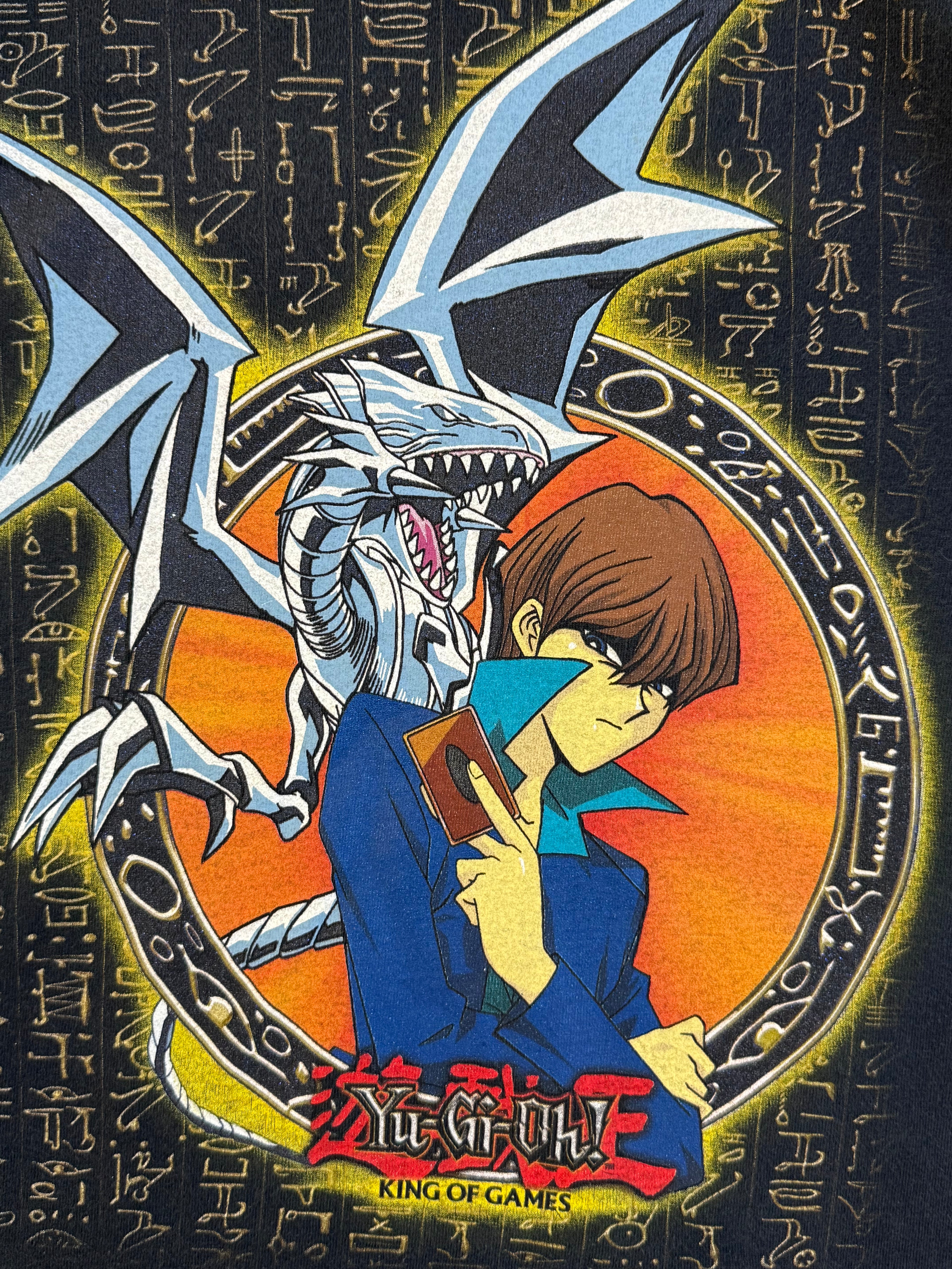 Vintage Yu-Gi-Oh Blue Eyes White Dragon Promo T-Shirt