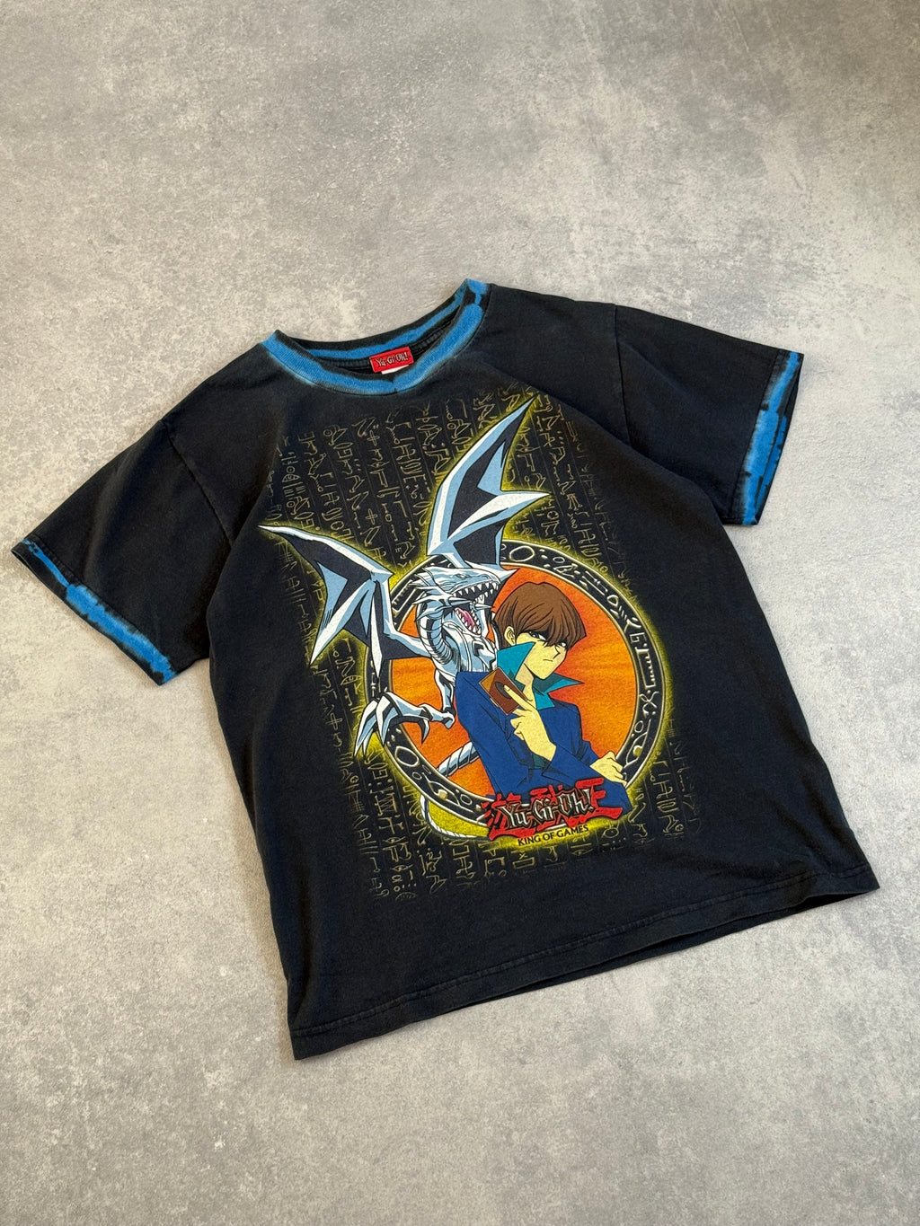 Vintage Yu-Gi-Oh Blue Eyes White Dragon Promo T-Shirt