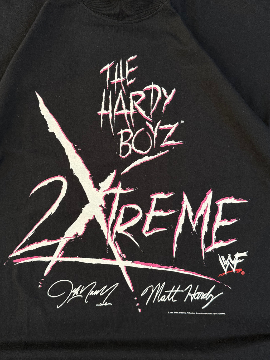 Vintage 2000 WWF Hardy Boyz 2XTreme Promo T-shirt
