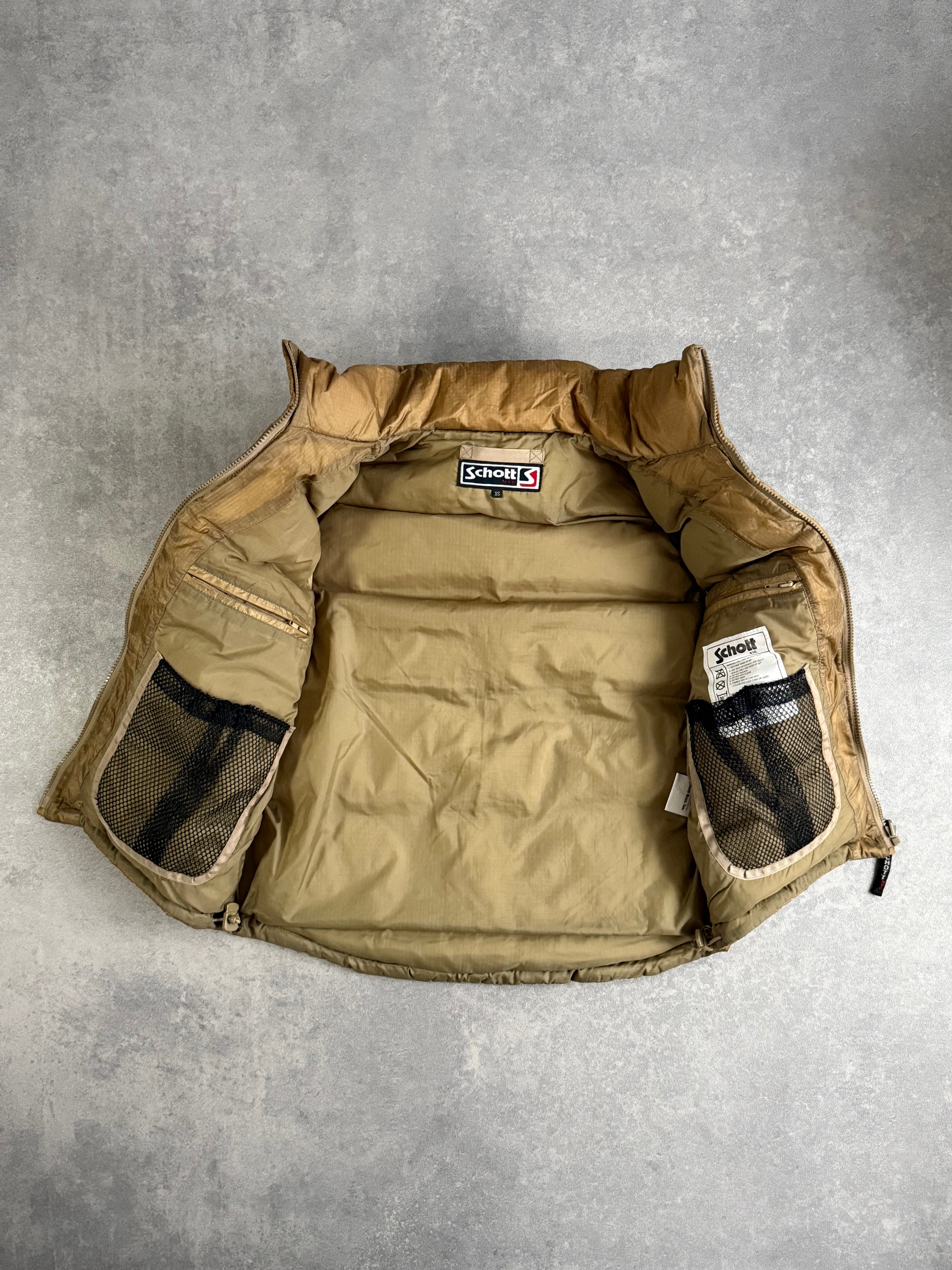 Vintage Schott Down Nylon Gilet