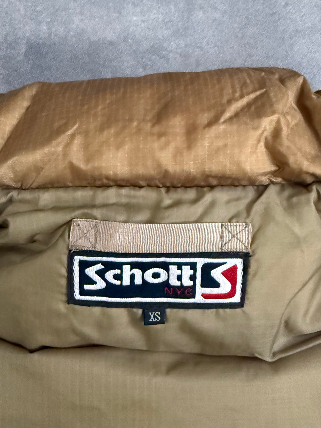 Vintage Schott Down Nylon Gilet