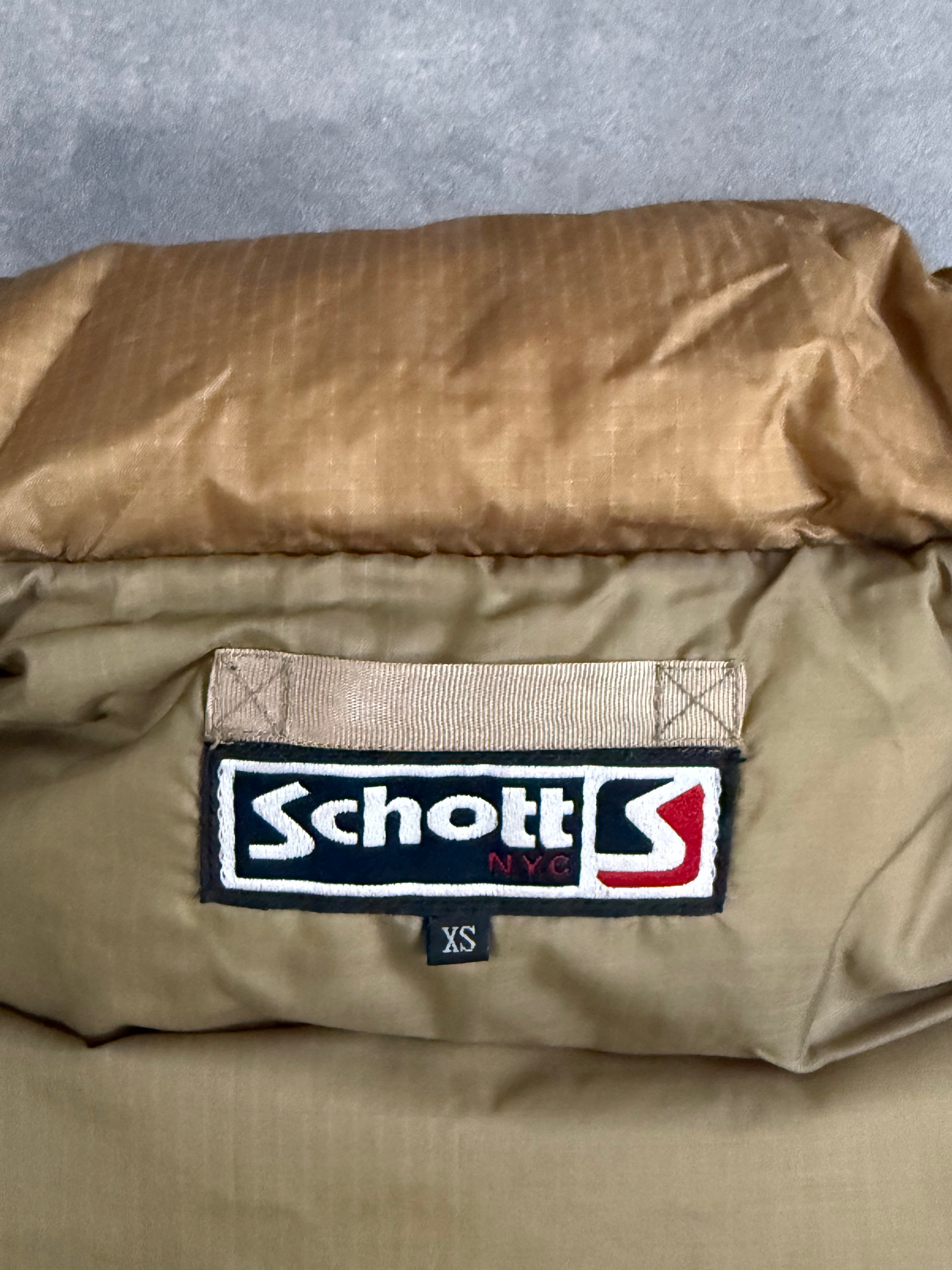 Vintage Schott Down Nylon Gilet