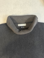 AW99 Black Stone Island Roll Neck Knit