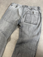 Diesel Grey Denim Baggy Straight Faded Jeans