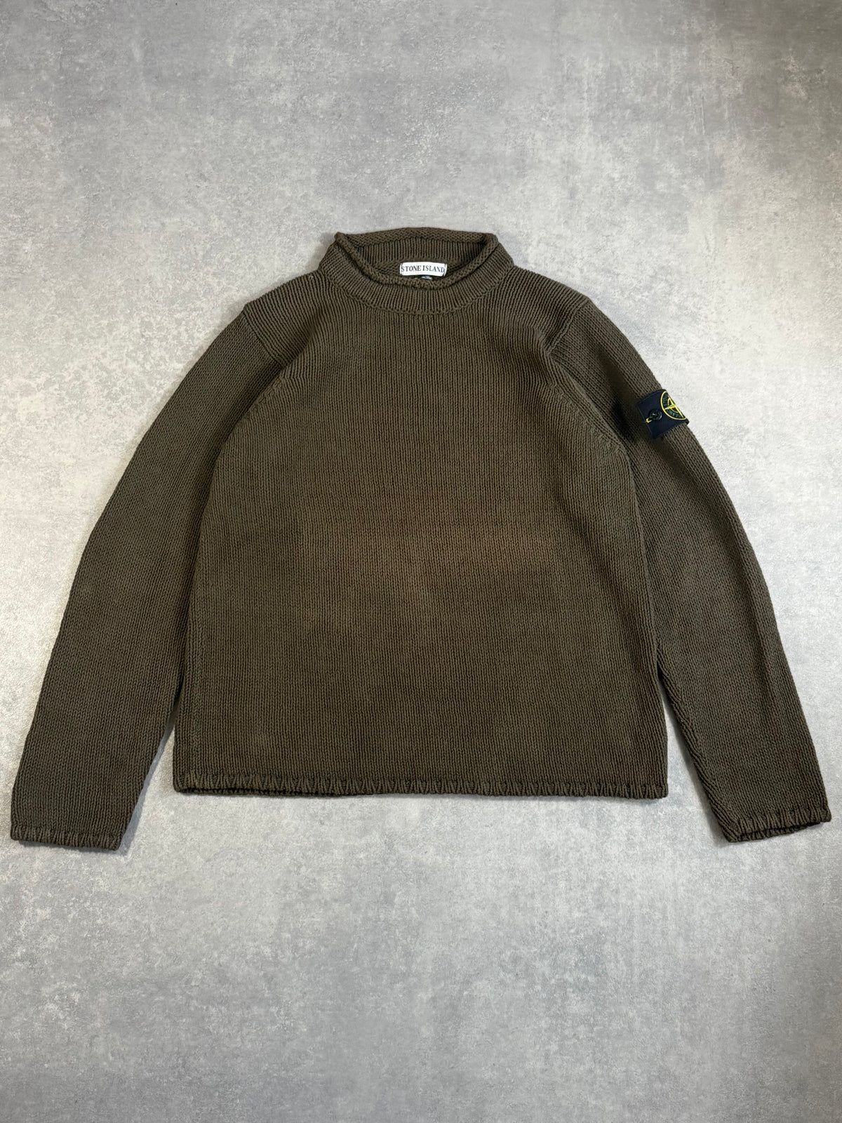 SS00 Stone Island Khaki Knit Jumper