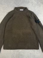 SS00 Stone Island Khaki Knit Jumper