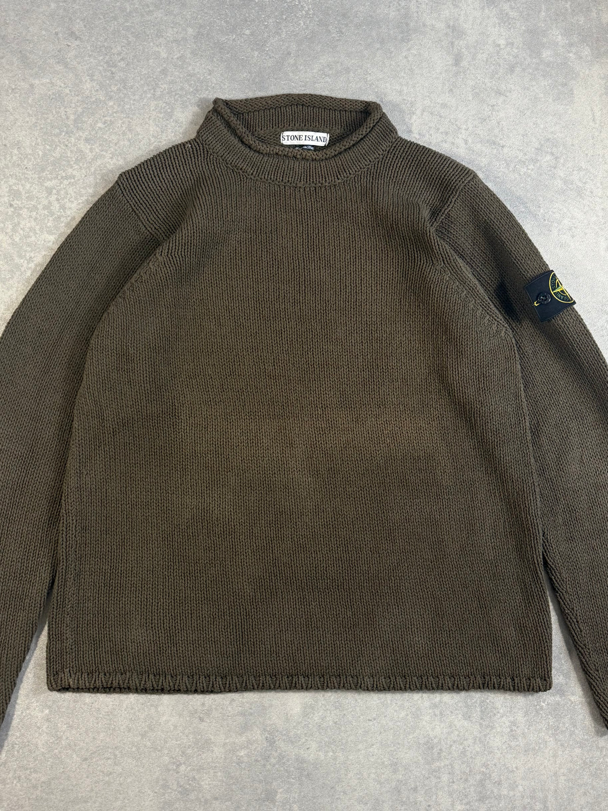 SS00 Stone Island Khaki Knit Jumper
