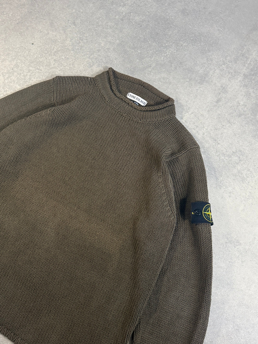 SS00 Stone Island Khaki Knit Jumper
