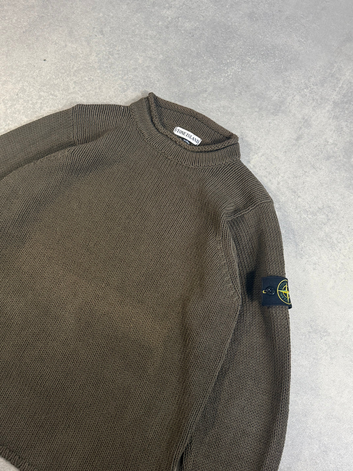 SS00 Stone Island Khaki Knit Jumper