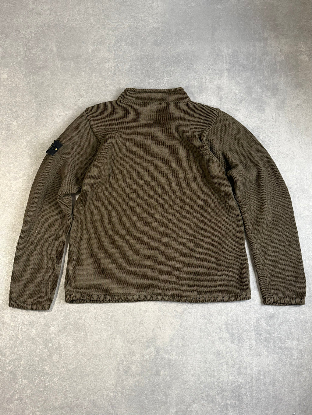 SS00 Stone Island Khaki Knit Jumper