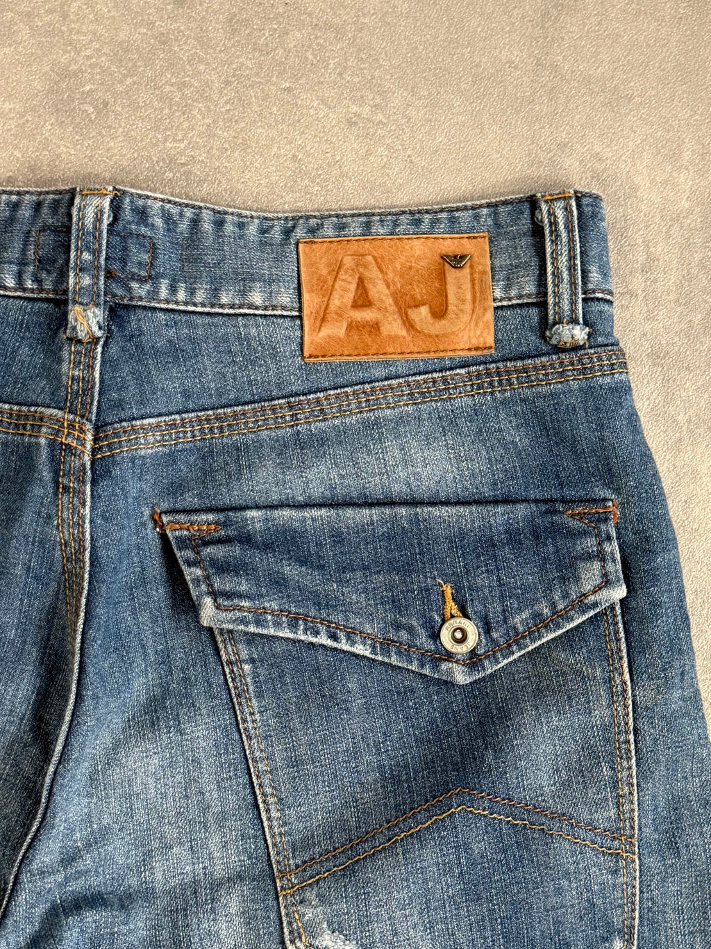 Armani Jeans Blue Fade Jeans