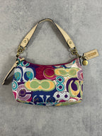 Vintage Coach Poppy Pop C Graffiti Shoulder Bag