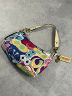 Vintage Coach Poppy Pop C Graffiti Shoulder Bag