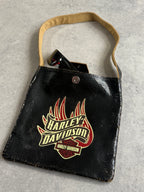 Vintage Harley Davidson Leather Tote