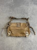 Rare Vintage Guess Gold Python Handbag