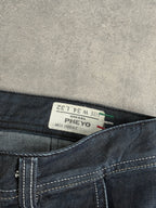 Vintage Diesel Back Buckle Baggy Raw Colour Denim Jeans