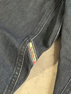 Vintage Diesel Back Buckle Baggy Raw Colour Denim Jeans