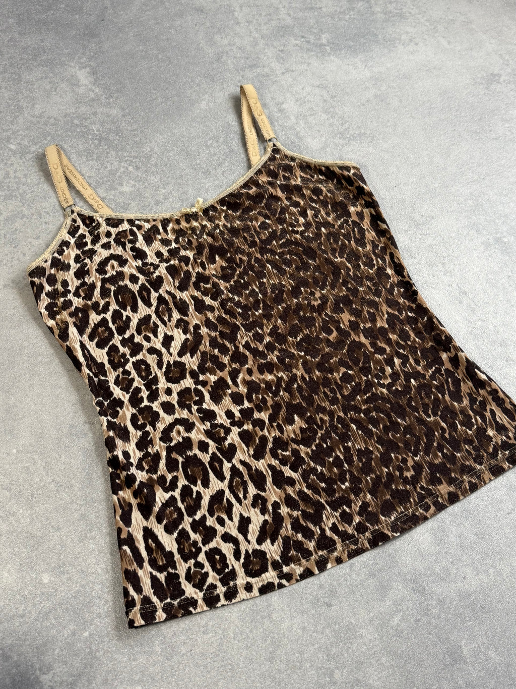 Vintage D&G Leopard Print Cami