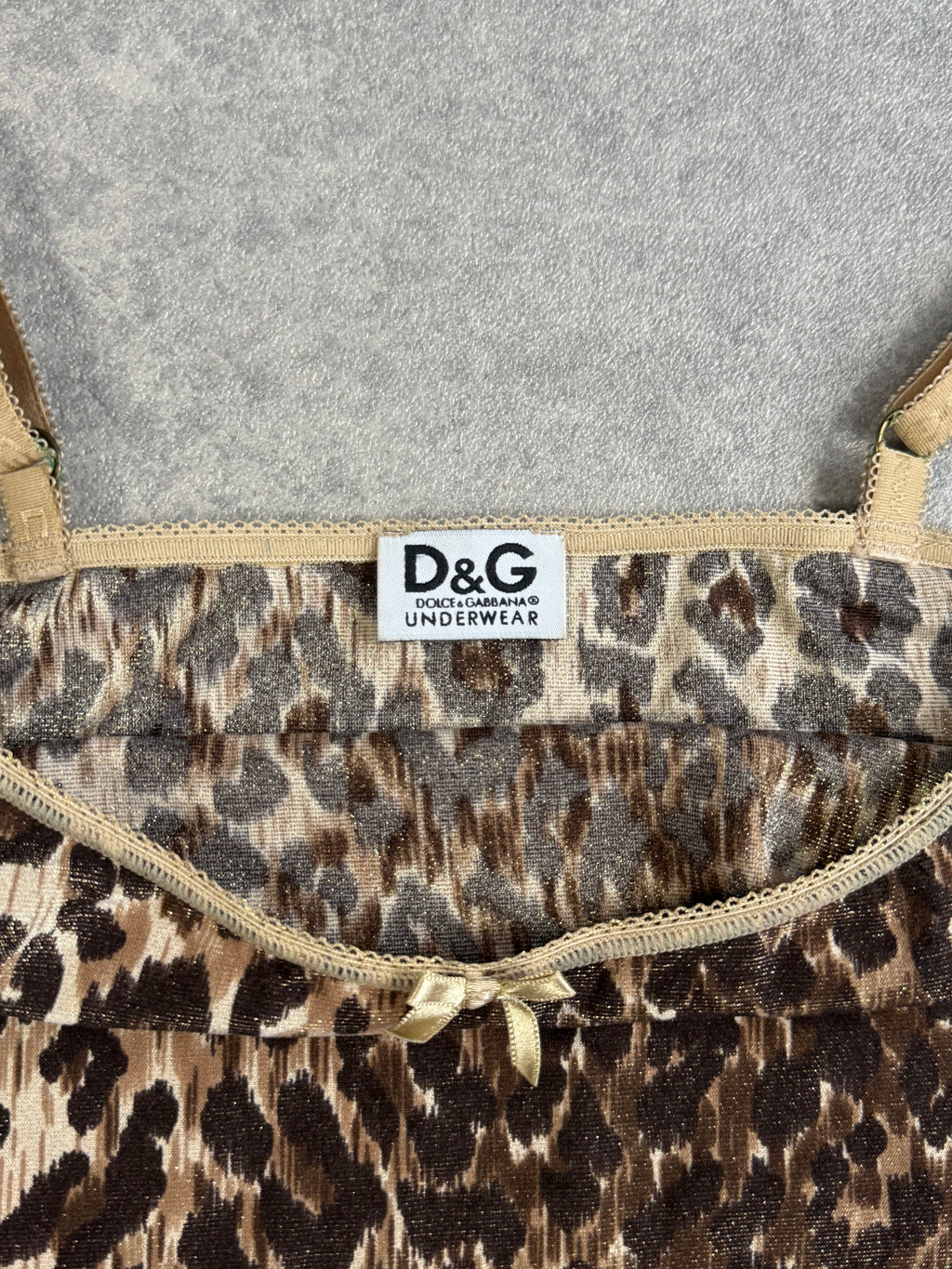 Vintage D&G Leopard Print Cami