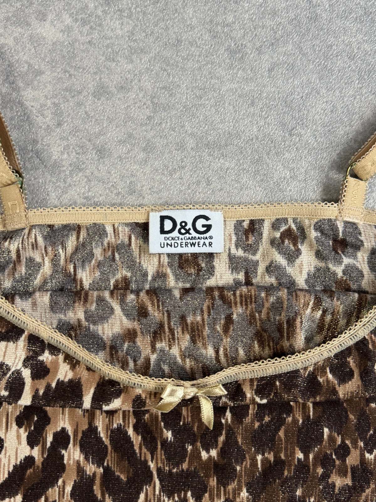 Vintage D&G Leopard Print Cami