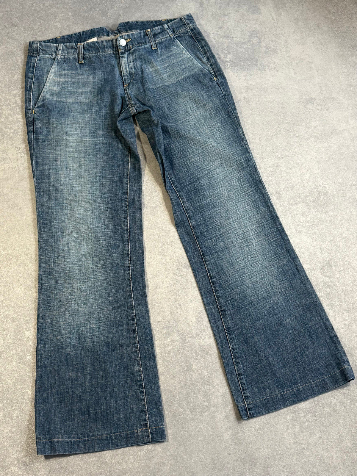 Vintage Miss Sixty Buckle Back Jeans