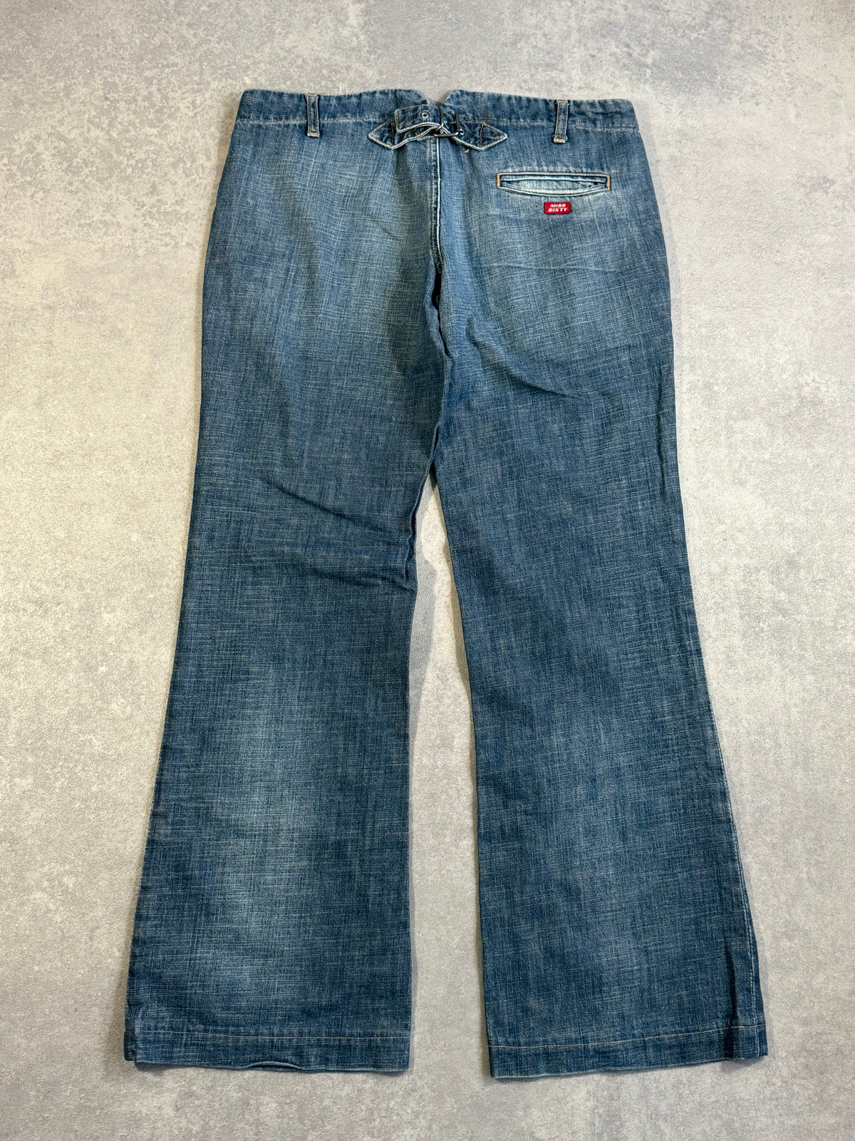 Vintage Miss Sixty Buckle Back Jeans