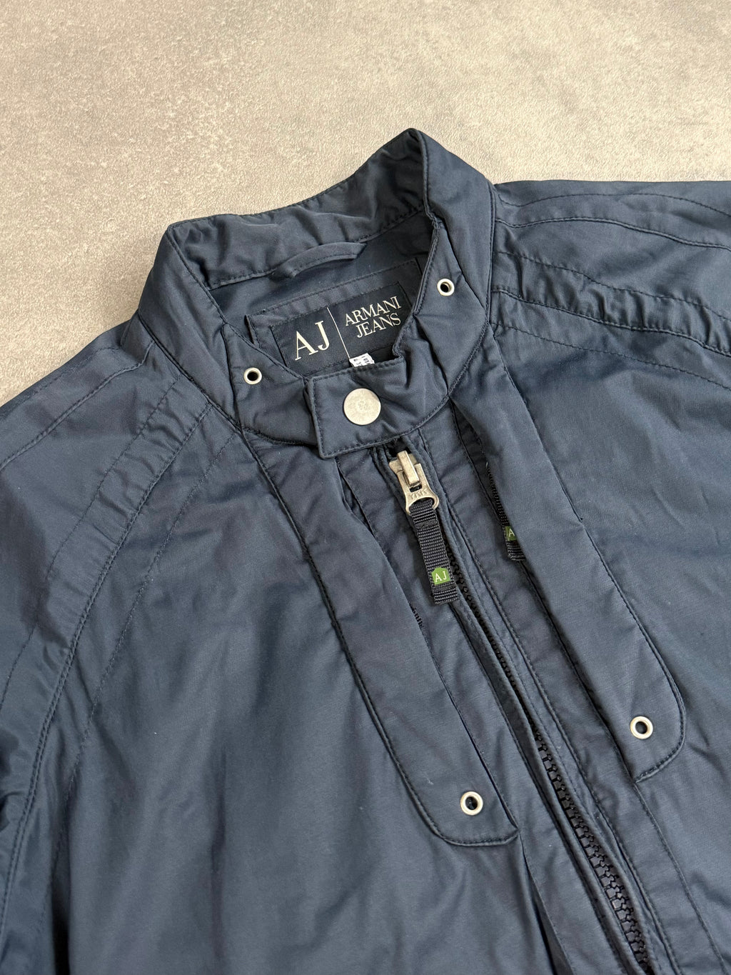 Vintage Armani Jeans Heavy Duty Nylon AJ Spellout Jacket