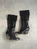 Vintage Miss Sixty Leather Heeled Boot.