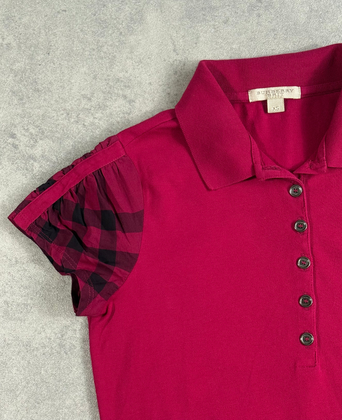 Vintage Burberry Brit Nova Check Polo
