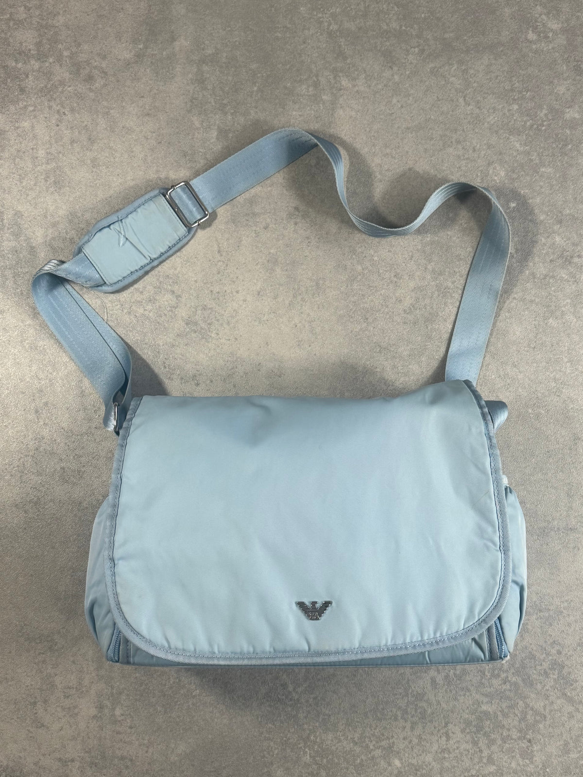 Vintage Armani Baby Blue Side Bag
