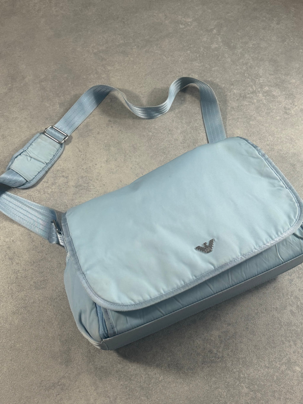 Vintage Armani Baby Blue Side Bag