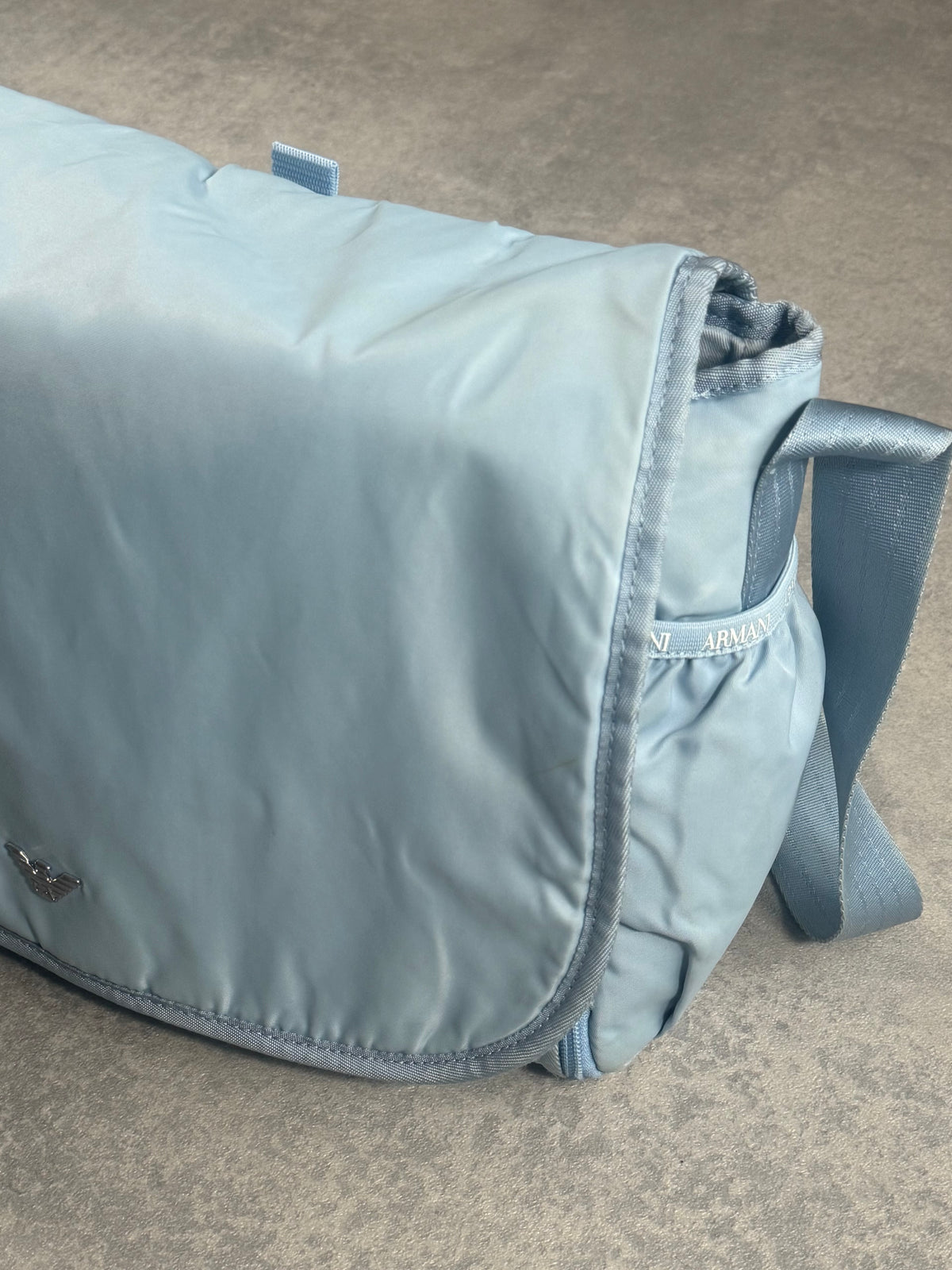 Vintage Armani Baby Blue Side Bag