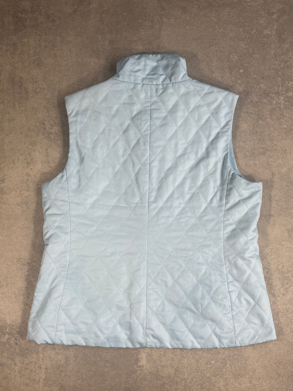 Vintage Burberry Blue Quilted Gilet