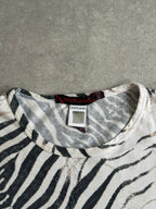 Vintage Roberto Cavalli Zebra Print T-Shirt